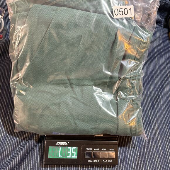 Chic Pants Womens 18 Green High Rise Tapered USA Made Vintage Y2K Classic - Picture 10 of 10